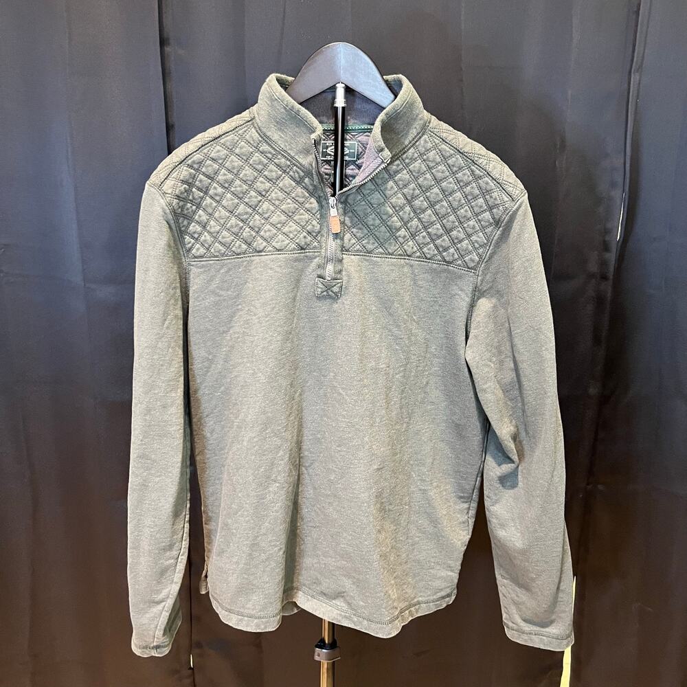 G.H Bass & Co 1/4 Zip Fleece Pullover Sz L
